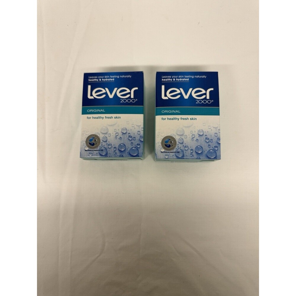 Lever 2000 Original Bar Soap Made In USA (2) 4oz Bars New Discontinued